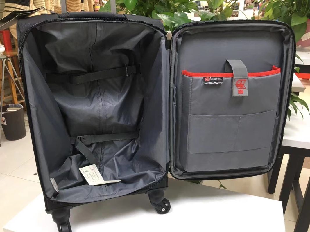 کوله ی چمدان پارچه ای سبک 20 اینچ 22 اینچ 24 اینچ رنگ سیاه