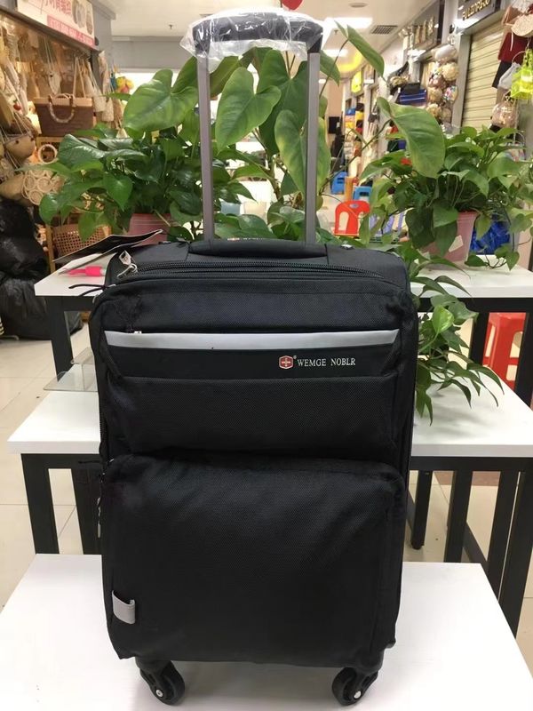کوله ی چمدان پارچه ای سبک 20 اینچ 22 اینچ 24 اینچ رنگ سیاه
