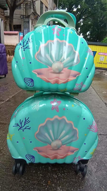 جعبه ی چمدان بچه ها کارتونی پوسته ی چمدان بچه ها جعبه ی چمدان چرخدار با کیسه