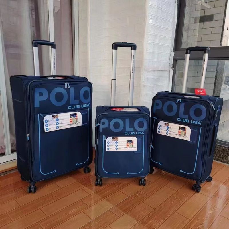 پارچه آکسفورد 4 اسپینر Caster Trolley کادر چمدان سفر چمدان حمل در چمدان