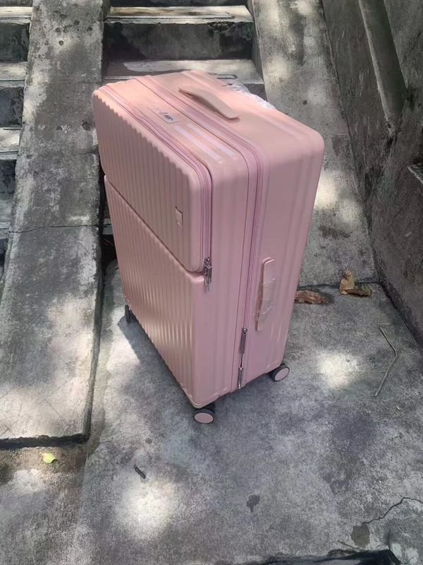 با کیفیت بالا ABS PC سخت چمدان حمل بر روی چمدان با TSA و جلو باز لپ تاپ جیب 20/24/26 اینچ چمدان