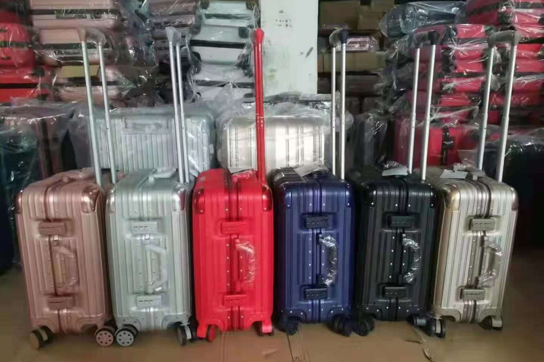 جدیدترین چمدان مسافرت ABS+PC Universal Wheel Zipper Trolley Box کشش باکس چرم باکس کد باکس چمدان عمده فروش
