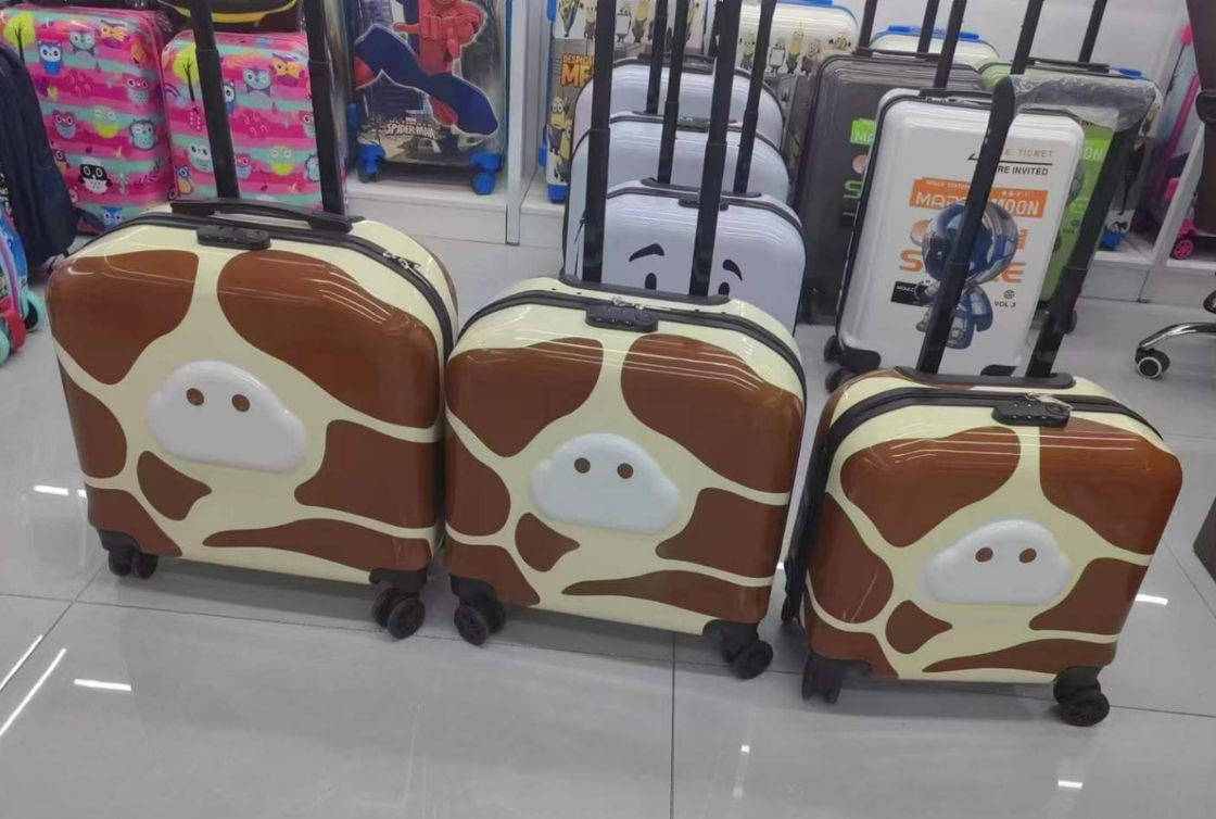 کارتونی سفارشی بچه ها Trolley Case LOGO 18 اینچ 3D Animal Gift Boarding Box Universal Wheel بچه ها چمدان چمدان