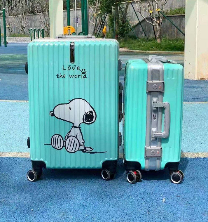 Popular Women'S Travel Luggage Set Fashionable 056 New Detachable Bag With Spinner For Children's Carton Suitcase Whee دسته ای از چمدان های مسافرت زنانه محبوب