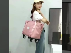 دستگیره تلسکوپی ظرفيت بزرگ چمدان بر روی چرخ ها ضدصدمه